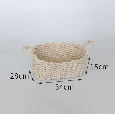 Nordic Wind Hand-woven Thick Cotton Rope Storage