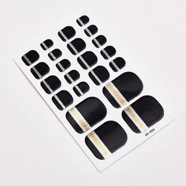 Nail Sticker Foot Nail Sticker Gd002 - Shop at LoveMi