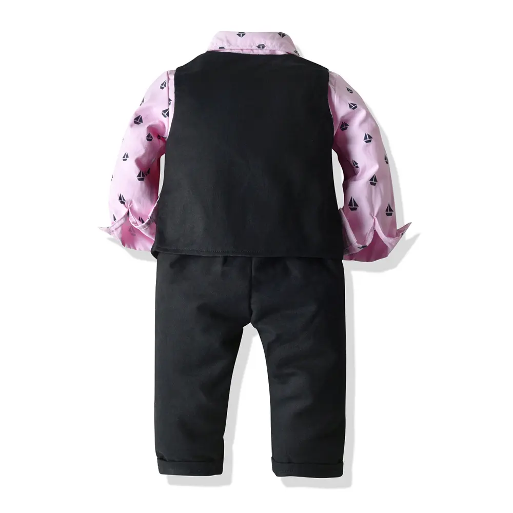 Top and Top Boys Gentleman Clothing Set Cotton Long