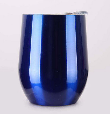 Double stainless steel wine glass big belly water cup