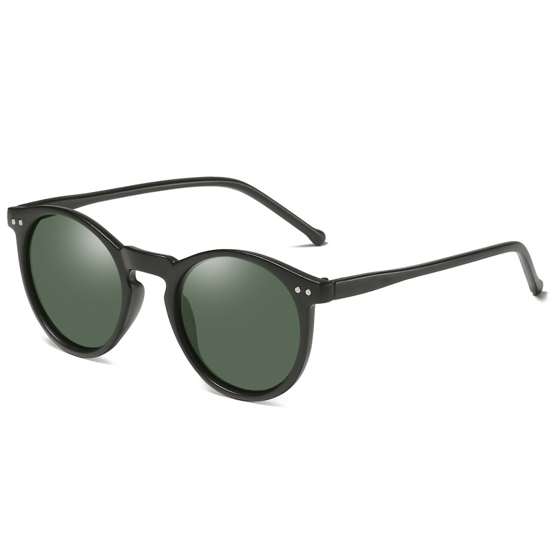 Ladies Polarized Glasses Retro Driving Mirror Dark Green - Shop at LoveMi