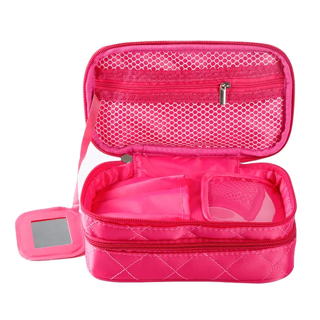 Waterproof double cosmetic bag Rose - Shop at LoveMi