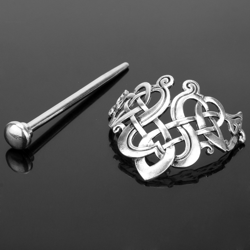 Knotted hairpin hairpin clip rod