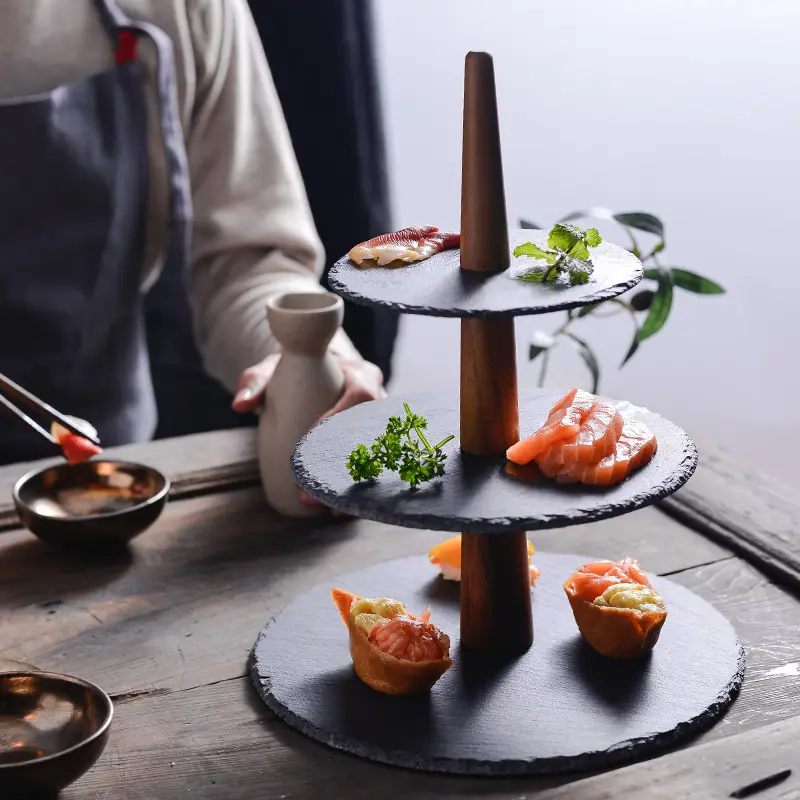 Dinner Plate Multi-layer Cake Plate Hotel Plate