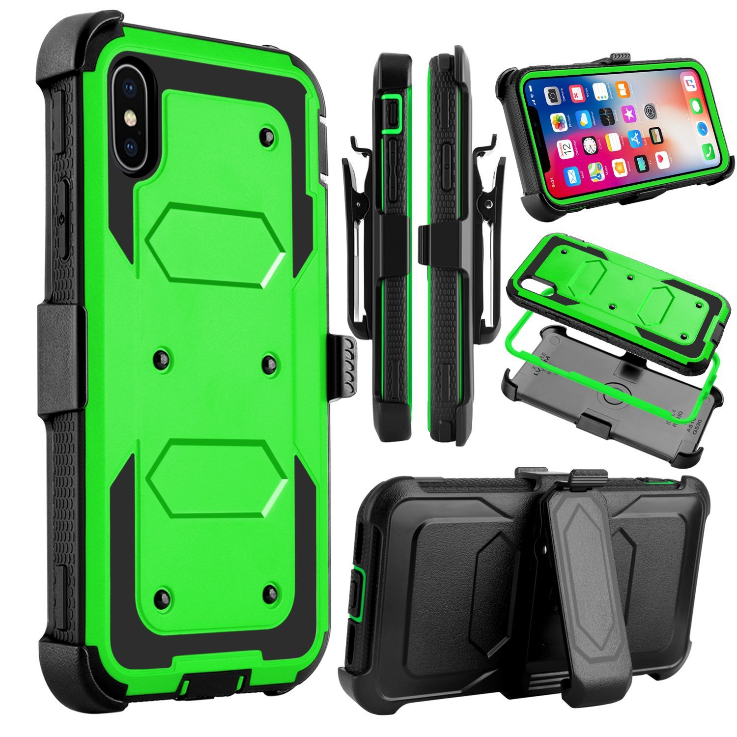 Funda clip espejo tres en uno antigolpes