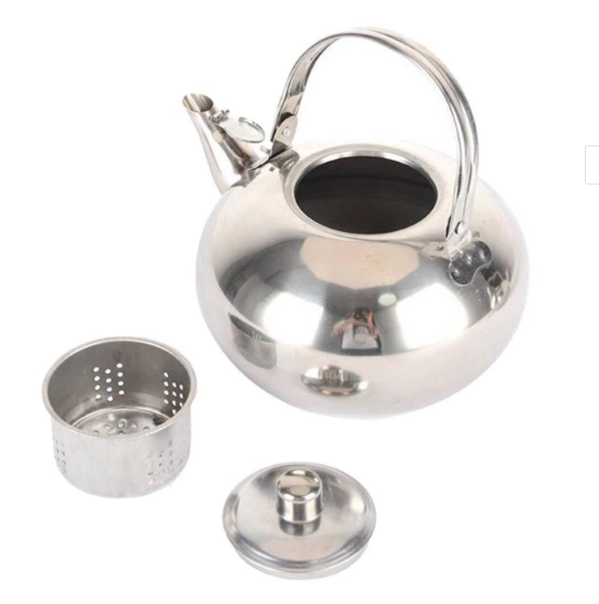 Stainless steel teapot