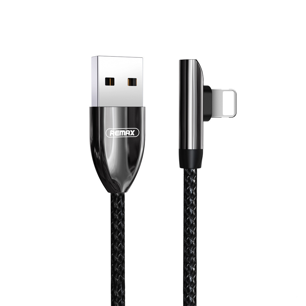 Braided elbow data cable