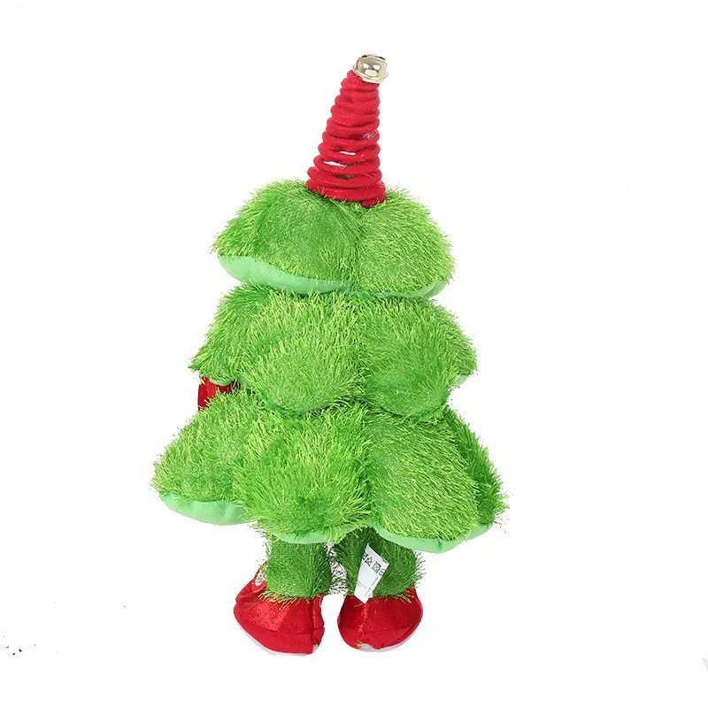 Wisted Wiggle Hip Christmas Tree Singing Dance Plush Toy Musical Doll Stuffed Animated Gift for Kid – image 5