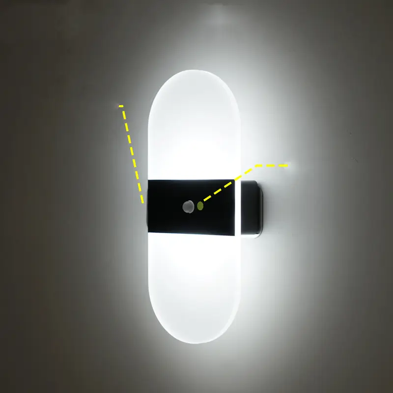 Magnetic Rechargeable Wall Lamp Simple Bedroom Bedside