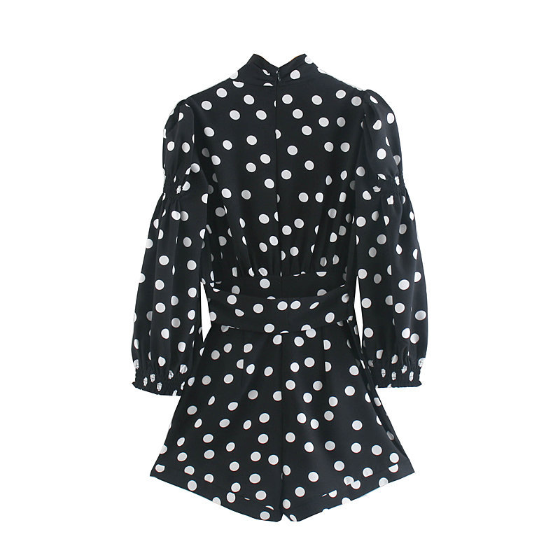 Dot short jumpsuit