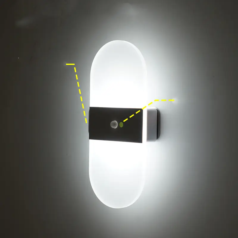 Magnetic Rechargeable Wall Lamp Simple Bedroom Bedside