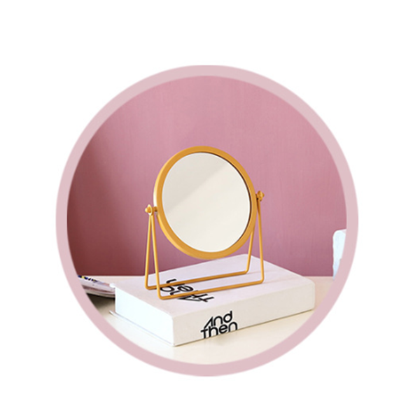 Metal single face mirror Yellow - Shop at LoveMi