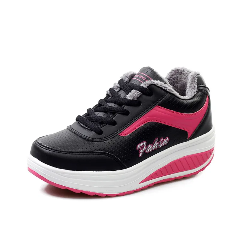 Women's shoes with platform - Black