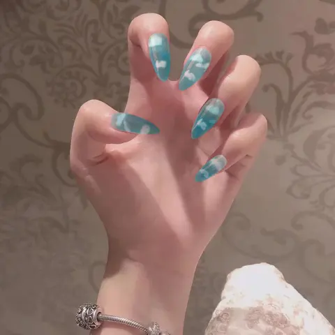 Water Drop Fake Nail Patch