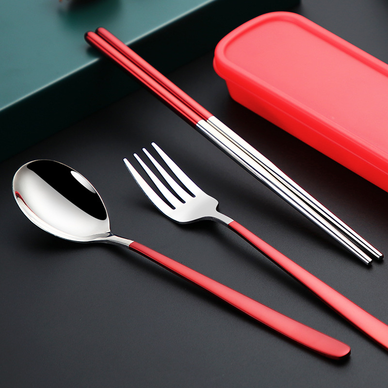 Stainless Steel Portable Tableware Korean Style