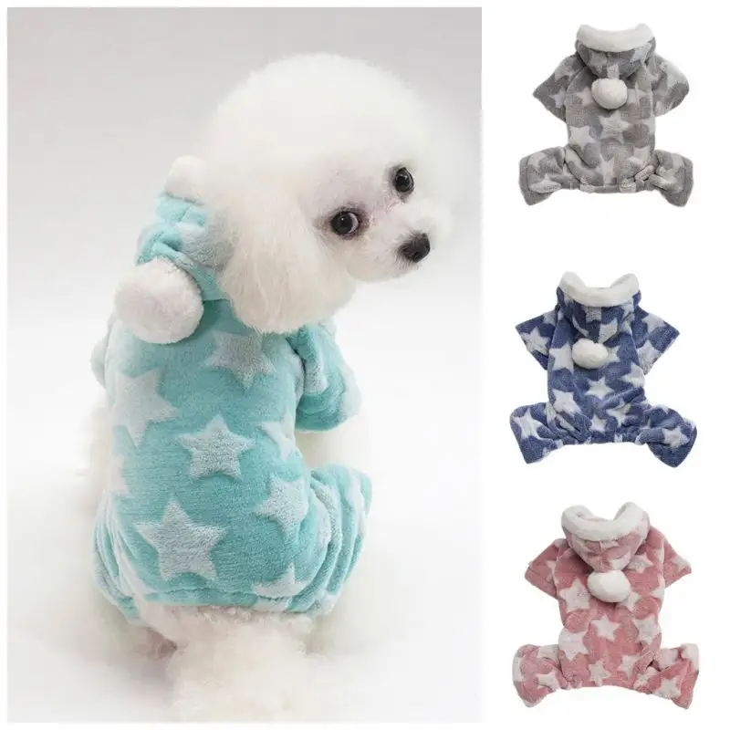 Plush Thick Four-legged Dog Clothes