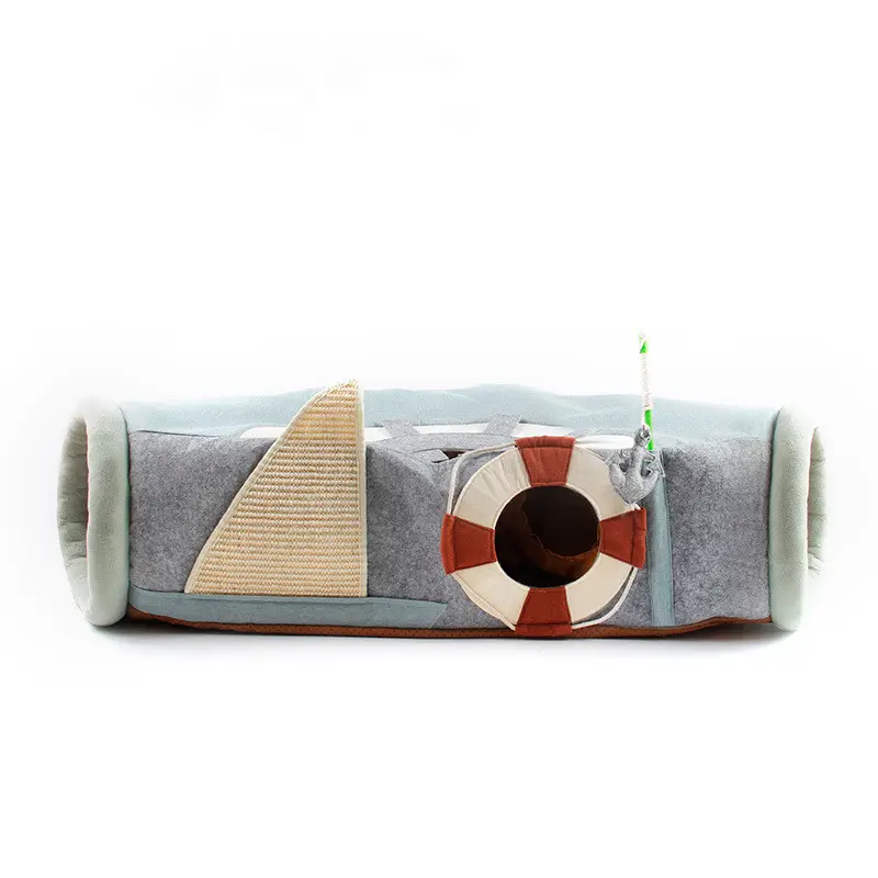 Cat Scratcher Folding Channel Semi-Enclosed Litter