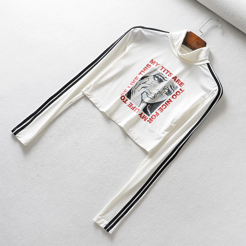 Quick-drying sports print T-shirt