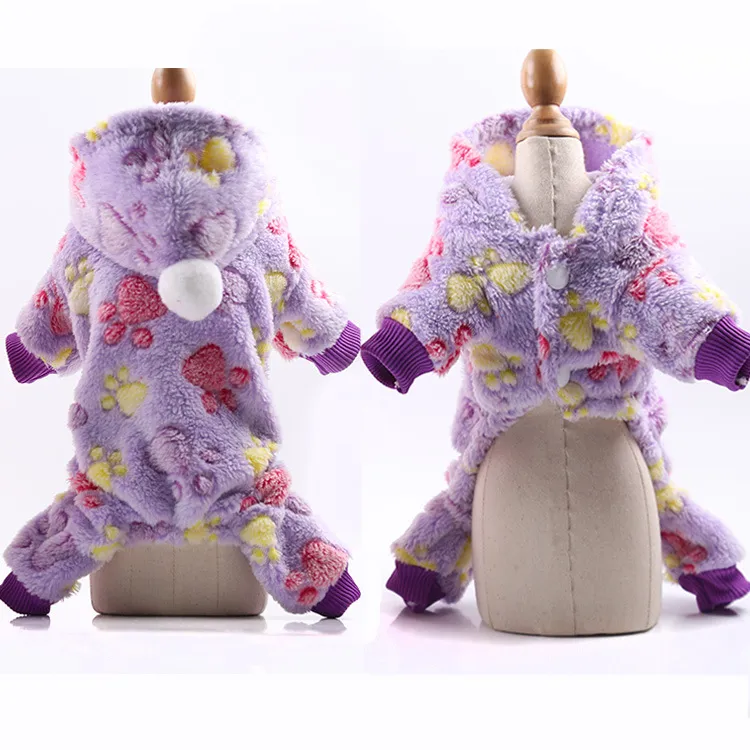 Warm padded clothes - Purple Ankle
