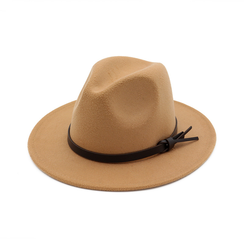Winter woolen hat Camel - Shop at LoveMi