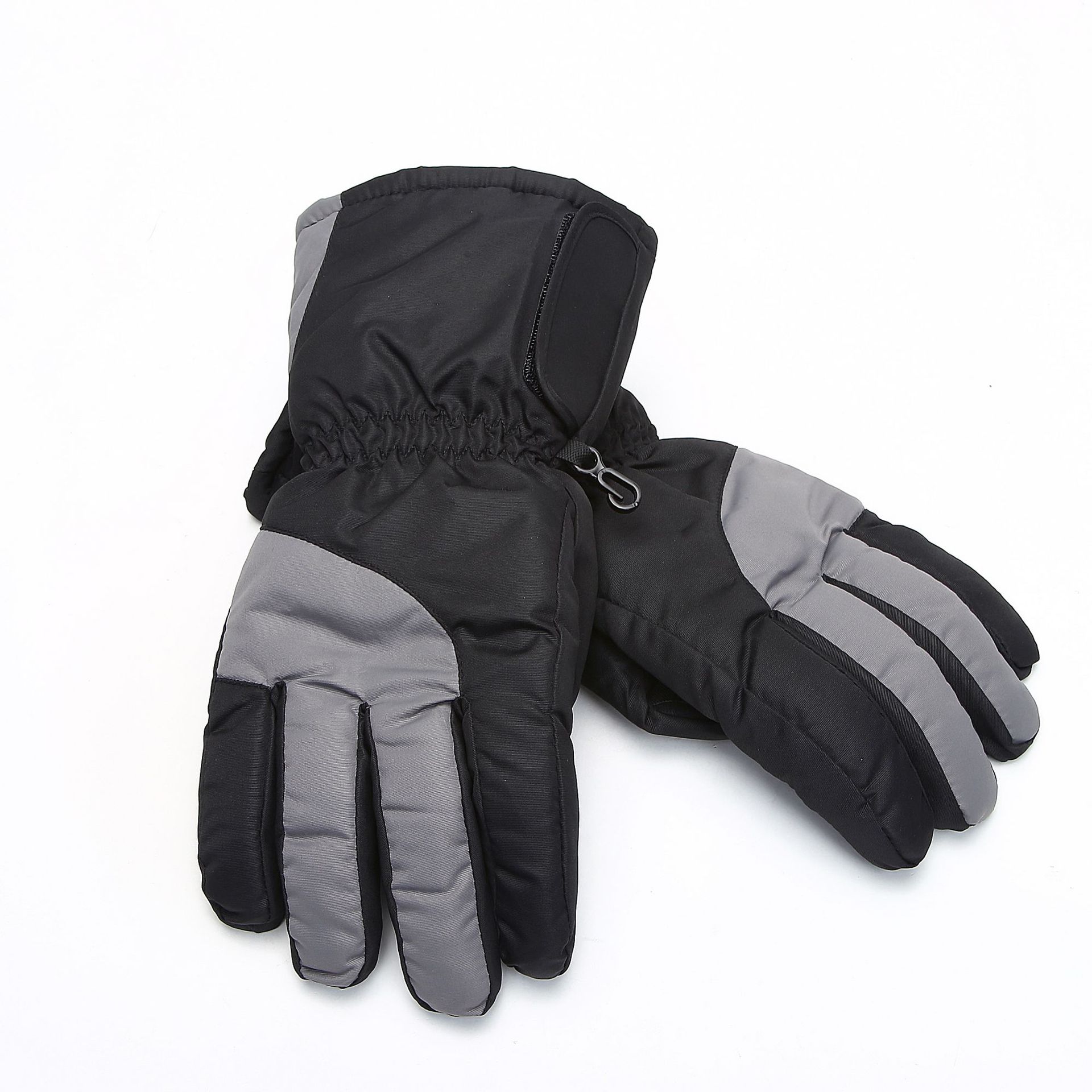 Usb electric five-finger ski gloves