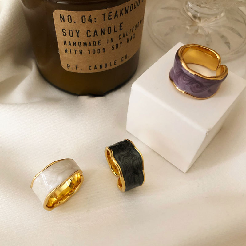 Bread shape luxury handmade ring