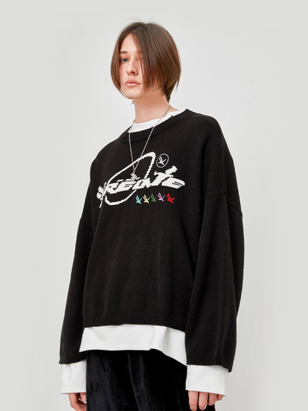 Men's and women's long-sleeved sweaters