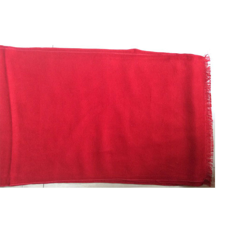 Embroidered Chinese Red Scarf Opening Ceremony Gift