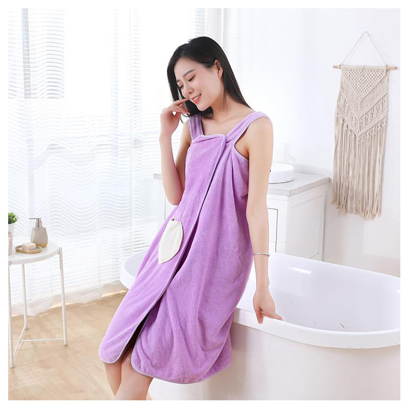 Ladies Sling Tube Top Bath Dress Variety Bath Towel