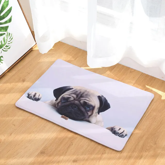 Dog digital printing floor mat 4 Style - Shop at LoveMi