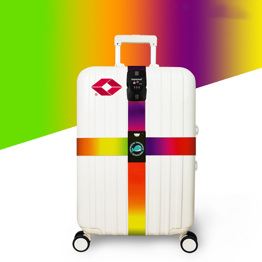 Sangle de valise TSA avec cadenas à code — 230 cm polyester 7