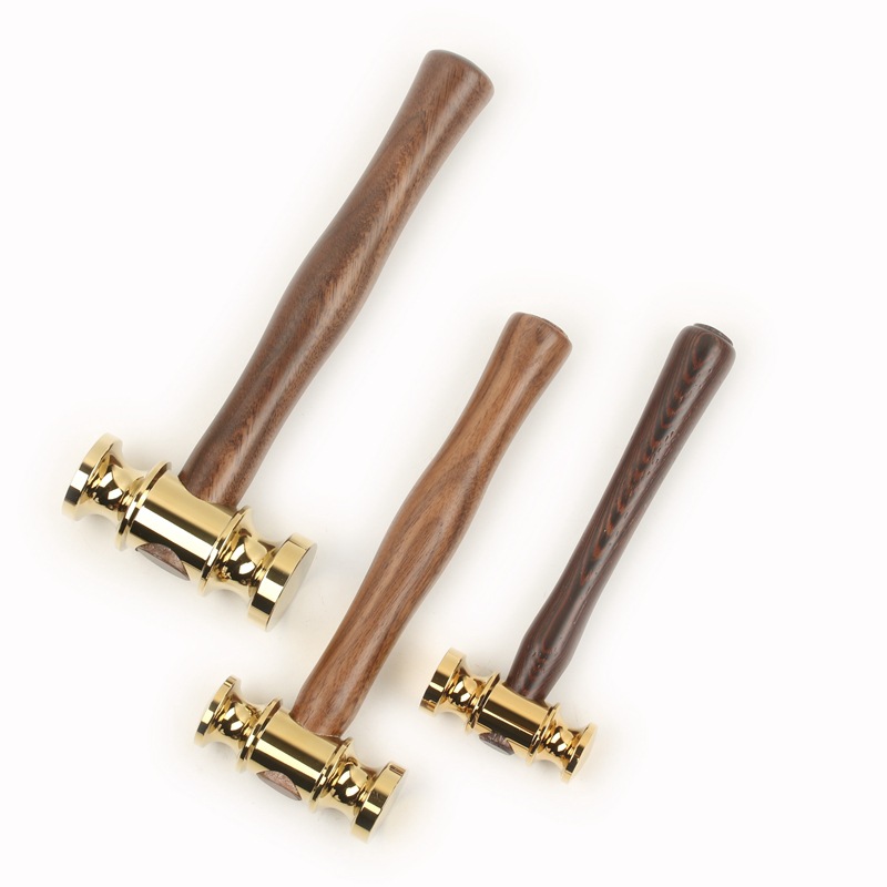 Small hammer with brass handle (18K gold L)