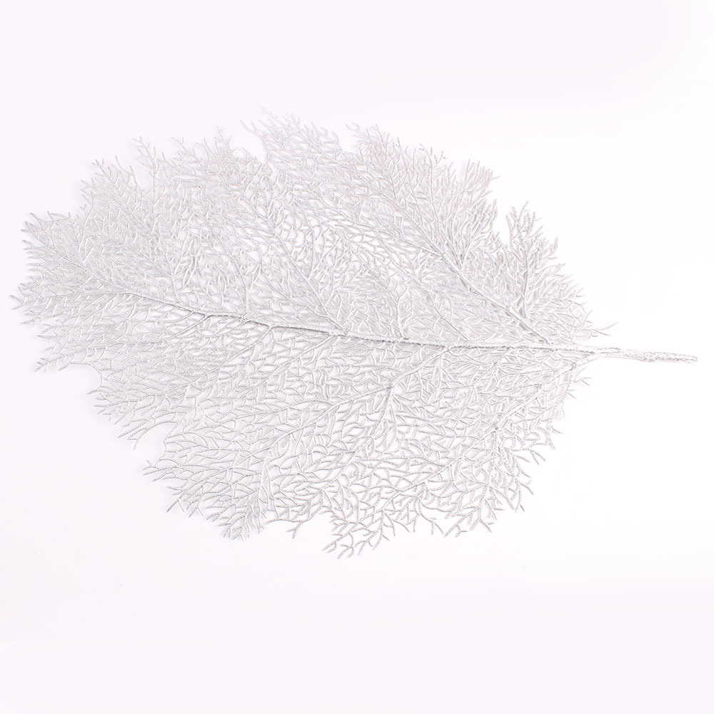 Silver coral leaf