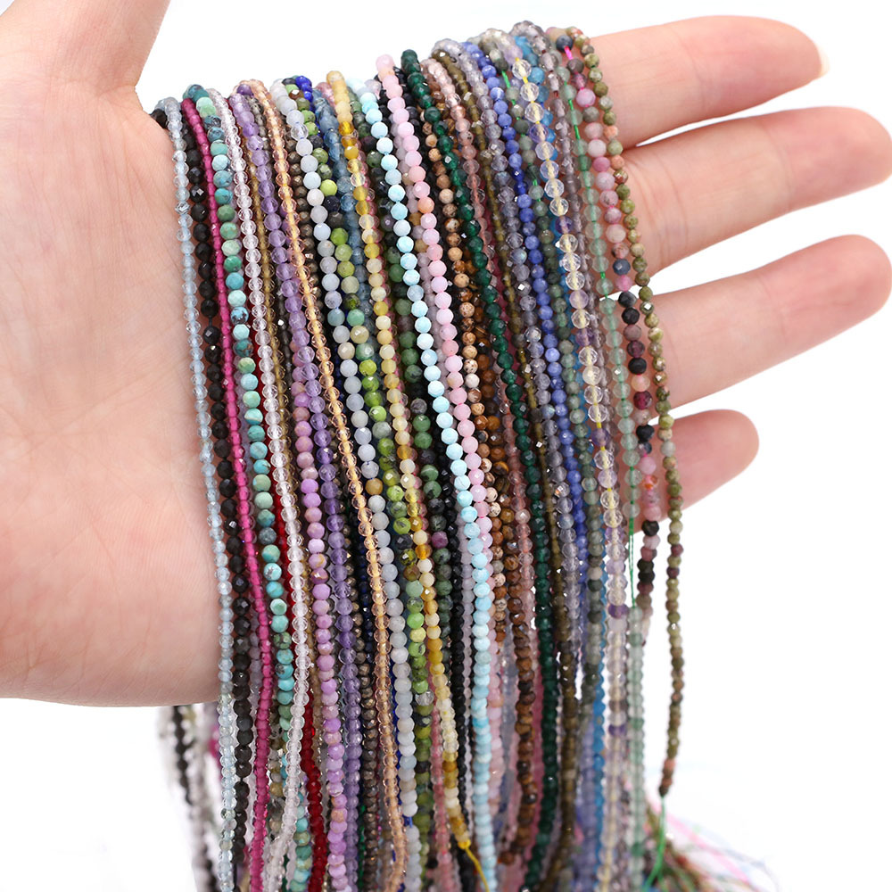 Natural Stone Semi-Precious Stone Synthetic Glass Faceted Spinel Beads