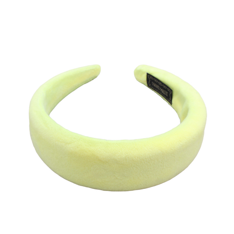 Cross border new plush headband Yellow - Shop at LoveMi