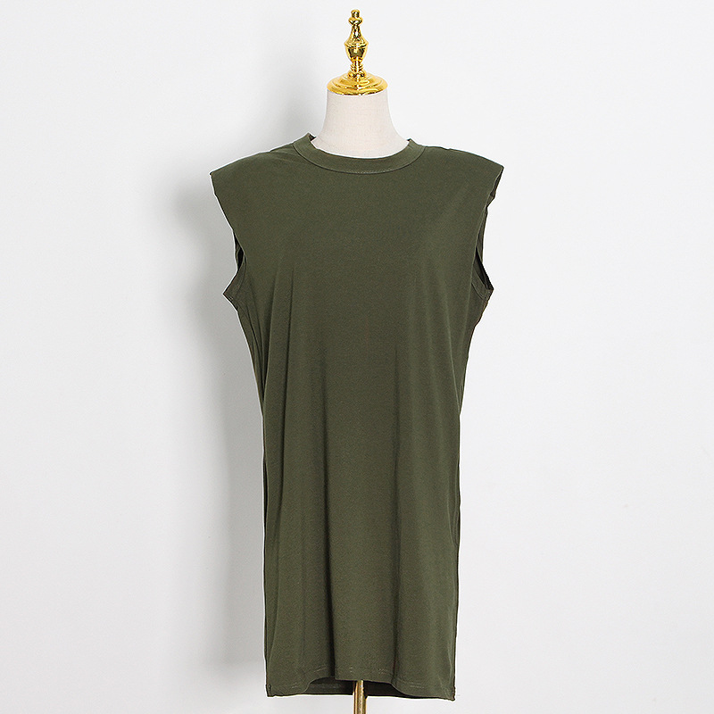 Cotton Round-Neck Short Dress, picture 9 of 9