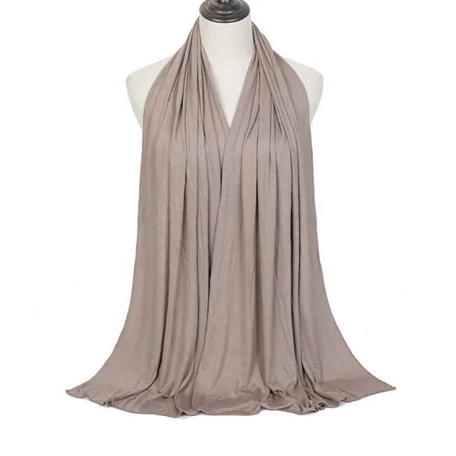 Mercerized cotton ladies headscarf Khaki - Shop at LoveMi