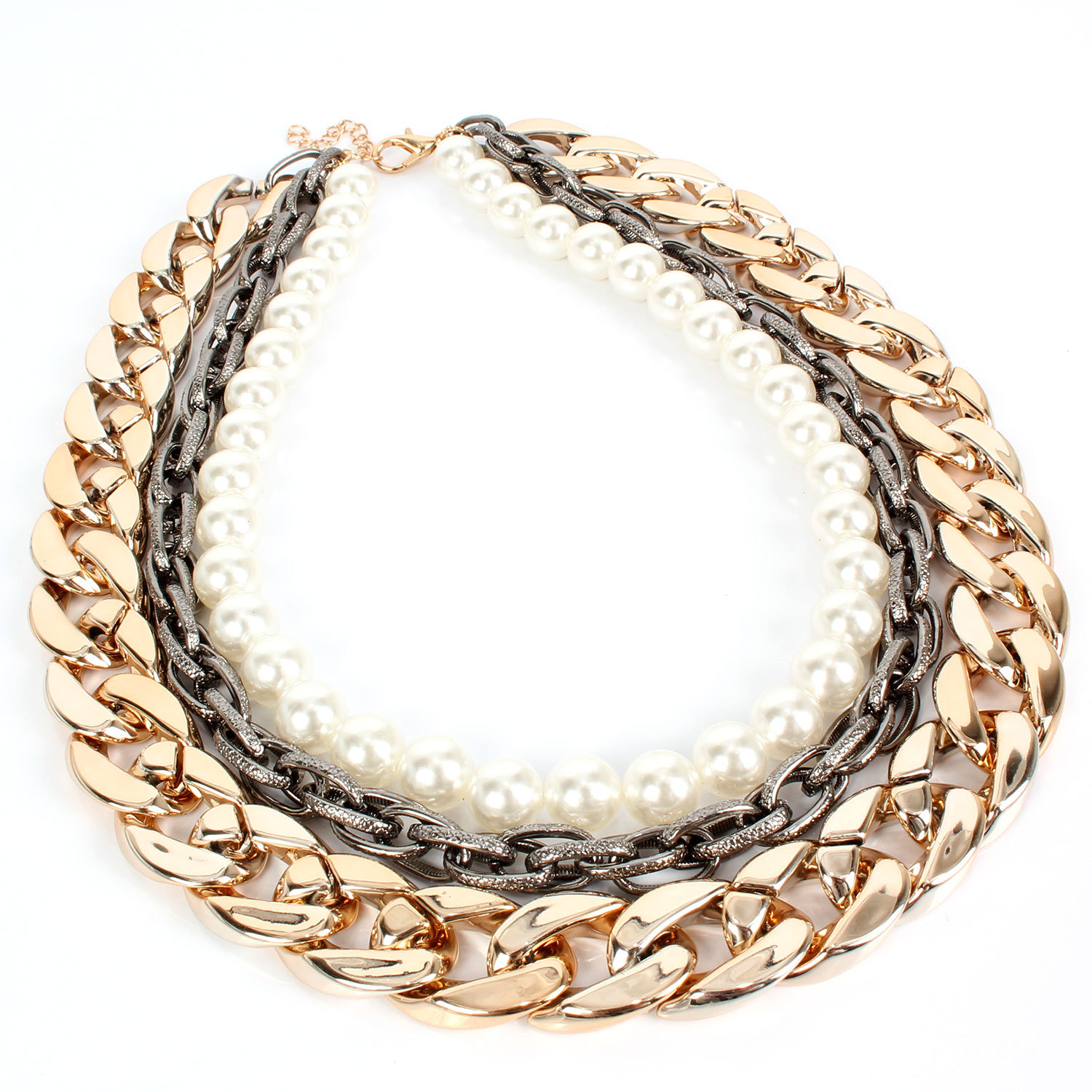 Metal exaggerated chain