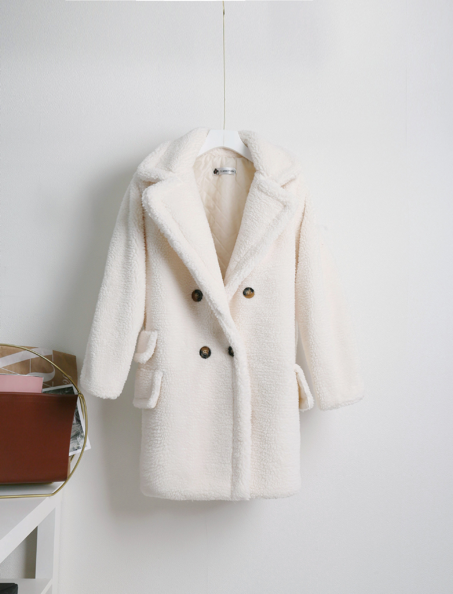 Women's fur coat jacket