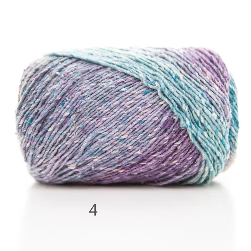 100g / roll Color segment dyed yarn - 4Style