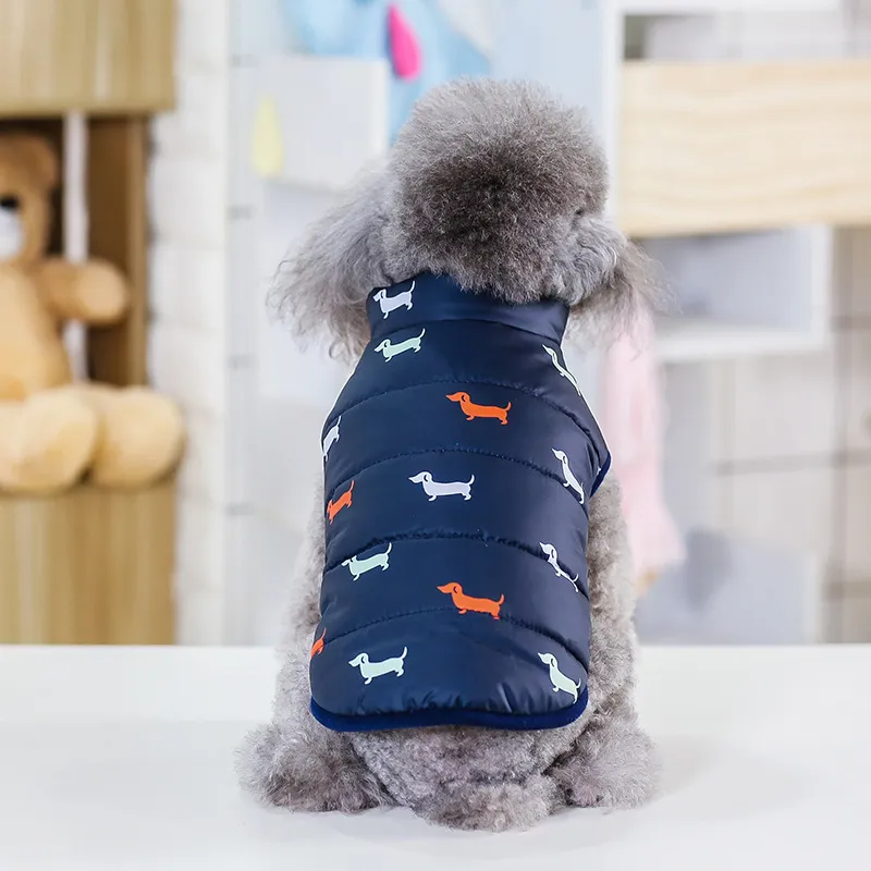 Pet supplies dog clothes - Navy Blue