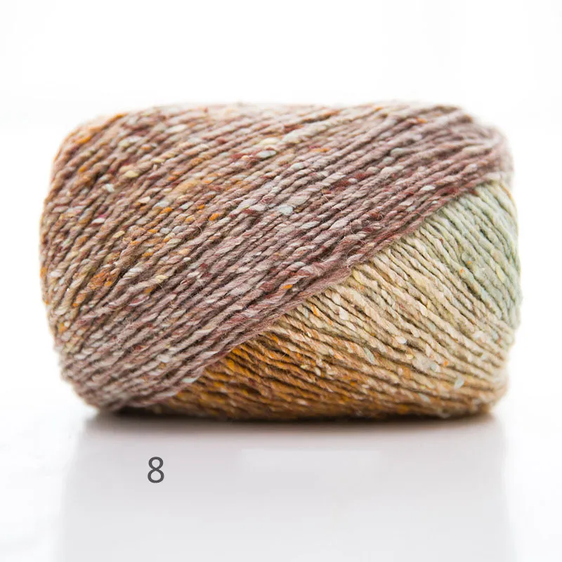 100g / roll Color segment dyed yarn - 8Style