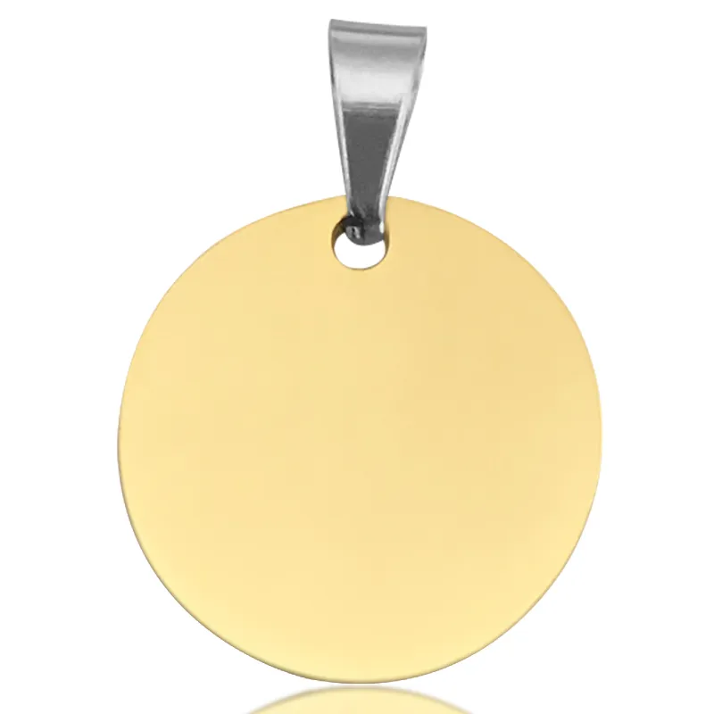 Stainless Steel Dog Tag Necklace Titanium Steel Pet Identity Tag Listing - A19