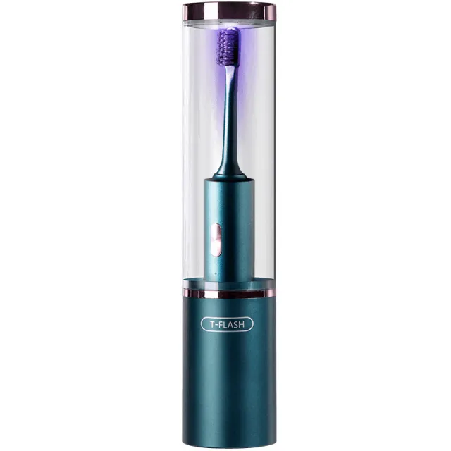 Sterilization electric toothbrush adult couple Dark Green - Shop at LoveMi