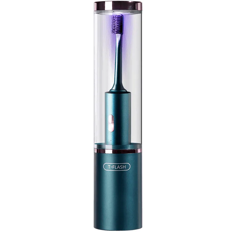 Sterilization electric toothbrush adult couple - Dark Green