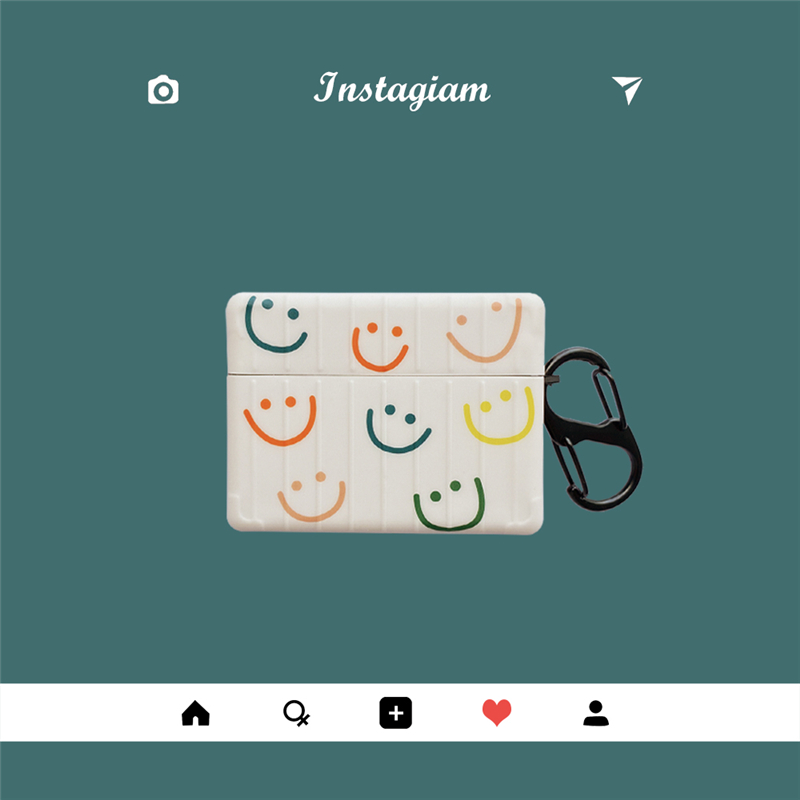 Compatible with Apple, Compatible with Apple , Smiley Cartoon Protective Cover Protective Shell Earphone Cover