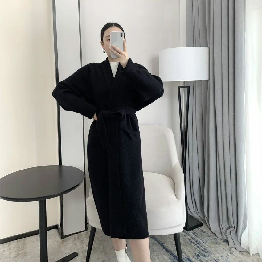 Sweater cardigan jacket - Black