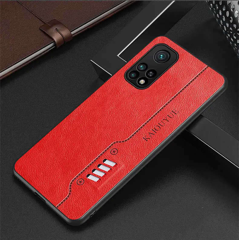 Xiaomi 10T PRO LITE CC9E Red Rice K20 30 Super Tri-color Card with Leather Case