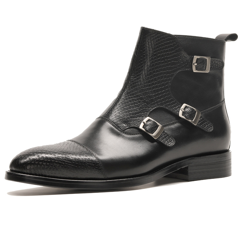 Men's Shoes New Cowhide Martin Boots Men's Business