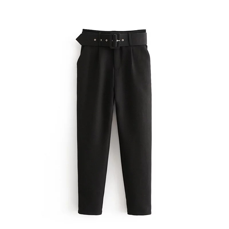 Women's belt pants